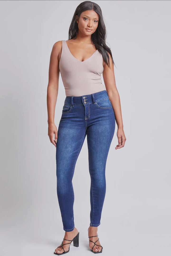 Repreve 3 Button Skinny Jean-Jeans-YMI-Shop with Bloom West Boutique, Women's Fashion Boutique, Located in Houma, Louisiana