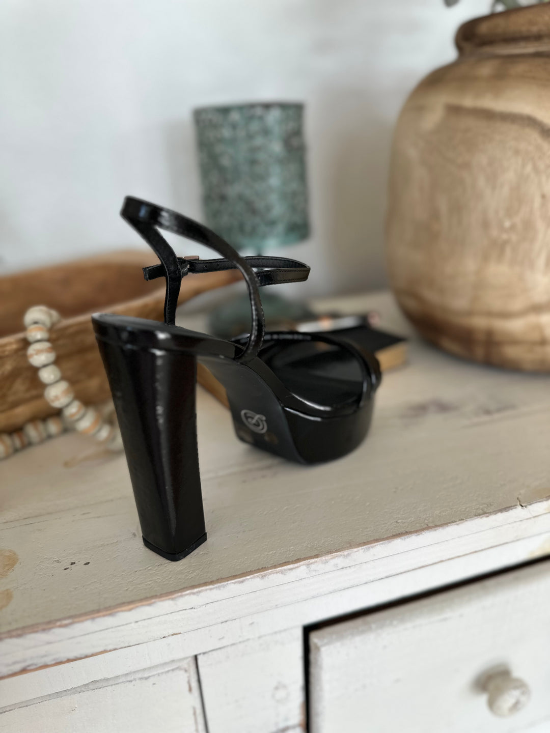 Amella Patent Platform-Black-Heels-Chinese Laundry-Shop with Bloom West Boutique, Women's Fashion Boutique, Located in Houma, Louisiana