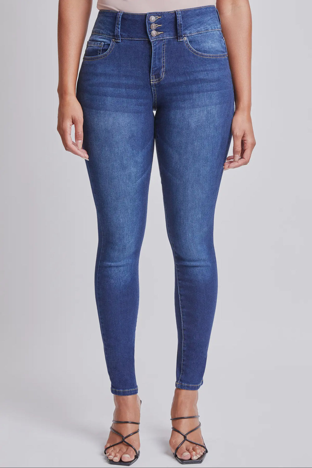 Repreve 3 Button Skinny Jean-Jeans-YMI-Shop with Bloom West Boutique, Women's Fashion Boutique, Located in Houma, Louisiana
