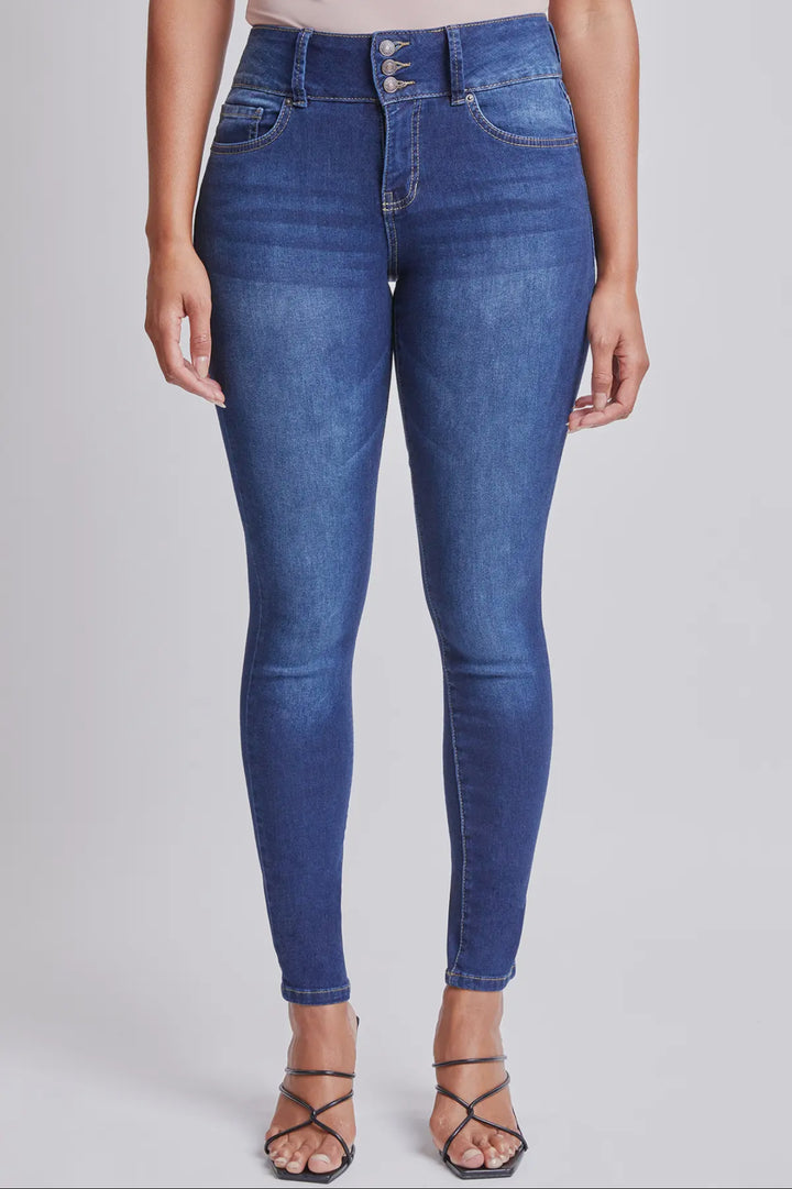 Repreve 3 Button Skinny Jean-Jeans-YMI-Shop with Bloom West Boutique, Women's Fashion Boutique, Located in Houma, Louisiana