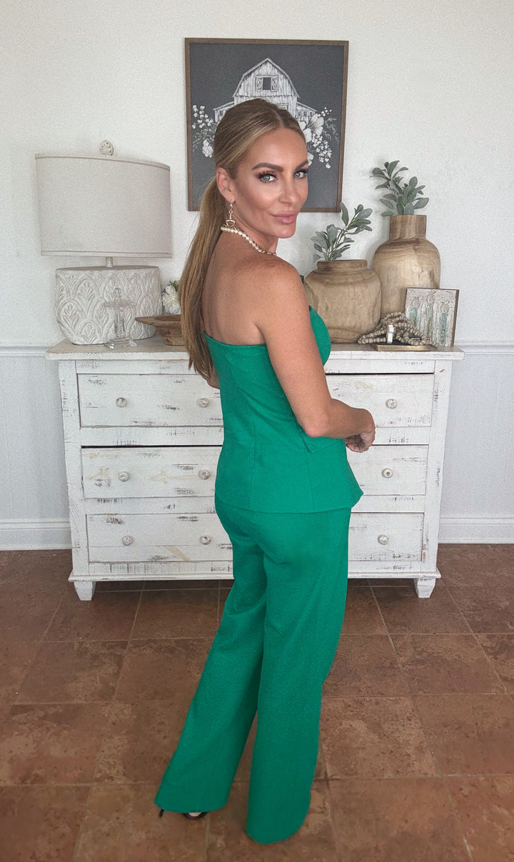 Green With Envy Pants-Pants-skies are blue-Shop with Bloom West Boutique, Women's Fashion Boutique, Located in Houma, Louisiana