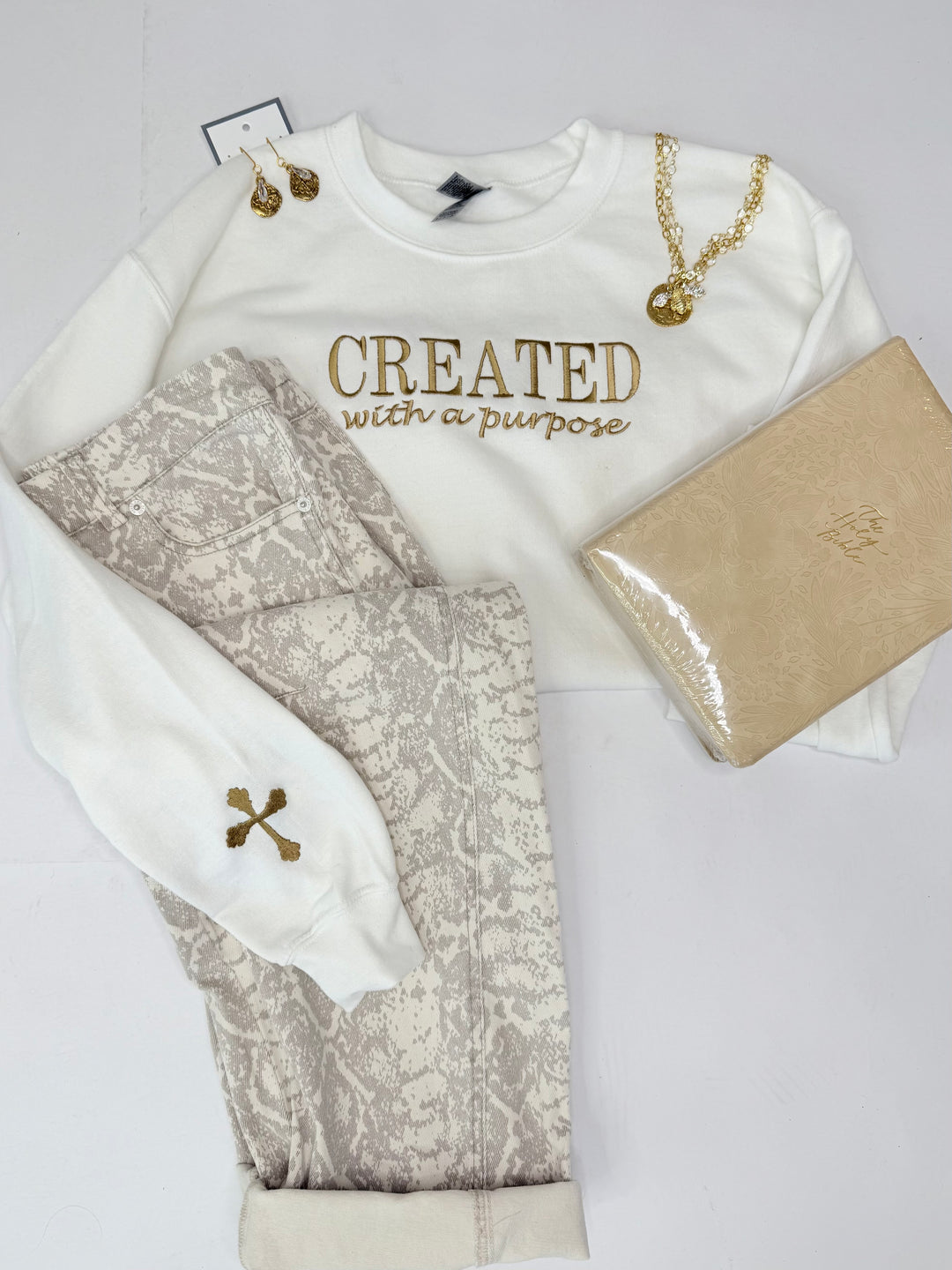 Created for a Purpose sweater-Sweaters-Bloom West Boutique-Shop with Bloom West Boutique, Women's Fashion Boutique, Located in Houma, Louisiana