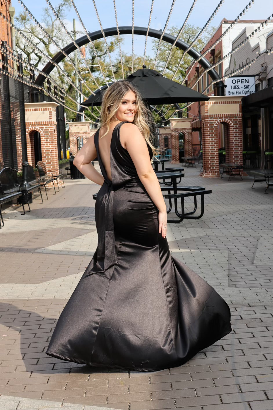 Amalie Casino Maxi Dress with Side Slit-Formal Gowns-Cefian-Shop with Bloom West Boutique, Women's Fashion Boutique, Located in Houma, Louisiana