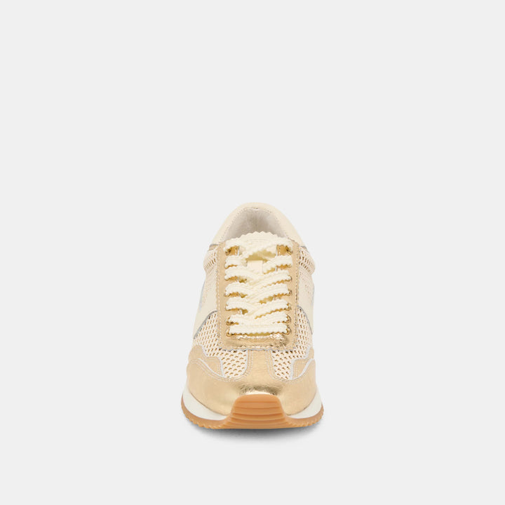 Dolce Vita Gold Woven Mesh Sneakers-SNEAKERS-Dolce Vita-Shop with Bloom West Boutique, Women's Fashion Boutique, Located in Houma, Louisiana