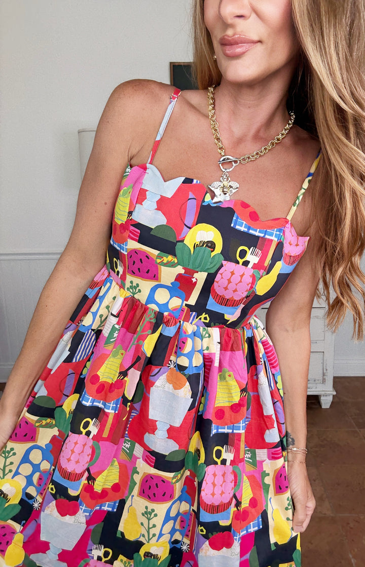 Tootie Frutti Twist Dress-Mini Dresses-Entro-Shop with Bloom West Boutique, Women's Fashion Boutique, Located in Houma, Louisiana