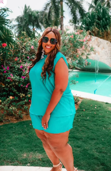 Hard To Resist Pleated Set-Outfits-Jess Lea-Shop with Bloom West Boutique, Women's Fashion Boutique, Located in Houma, Louisiana