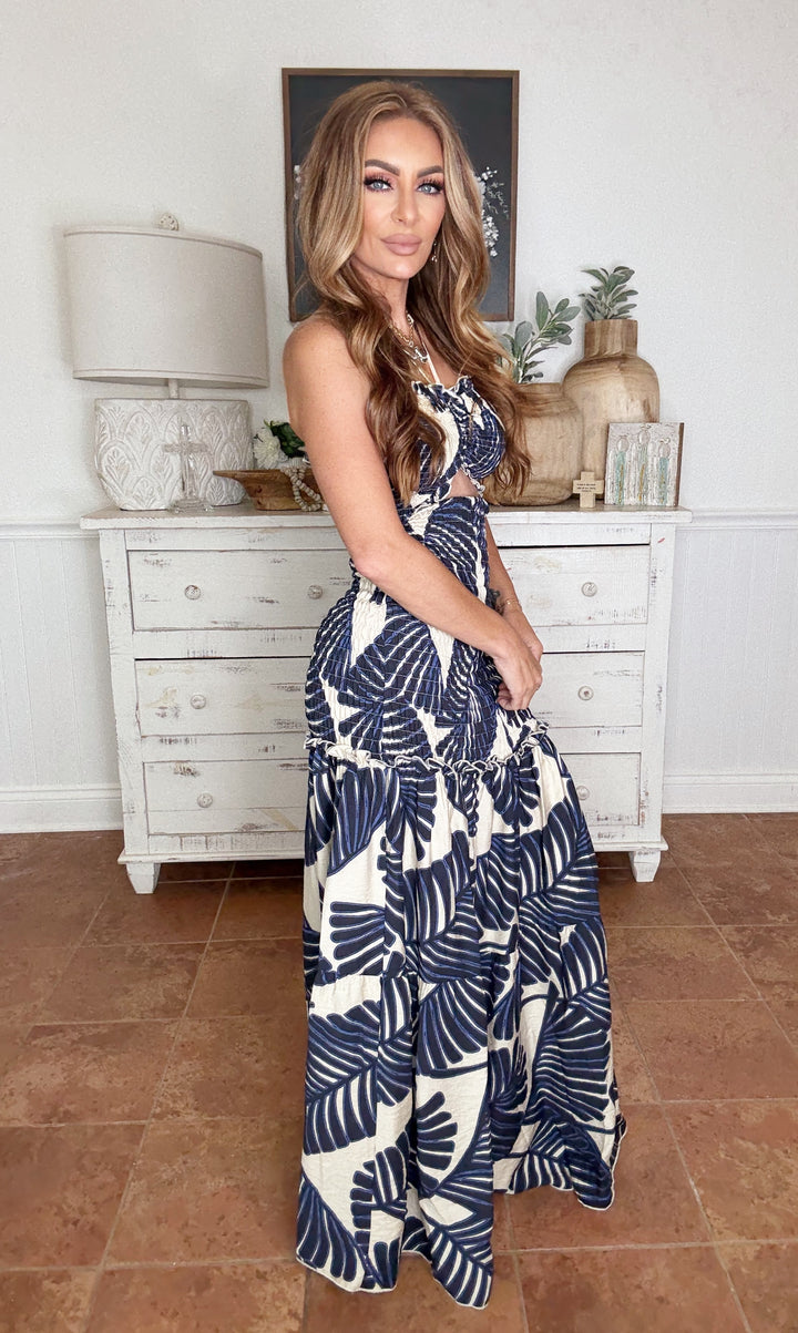 Coastal Maren Maxi-Maxi Dresses-luxxel-Shop with Bloom West Boutique, Women's Fashion Boutique, Located in Houma, Louisiana