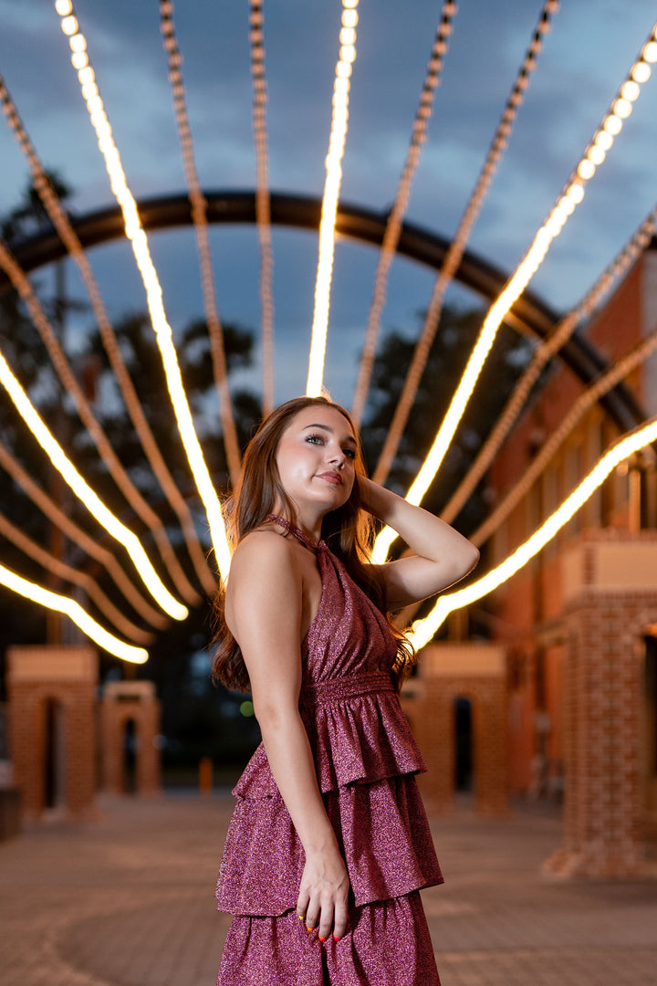 Buddy Love Talia Halter Long Dress- Valentine-Maxi Dresses-Buddy Love-Shop with Bloom West Boutique, Women's Fashion Boutique, Located in Houma, Louisiana