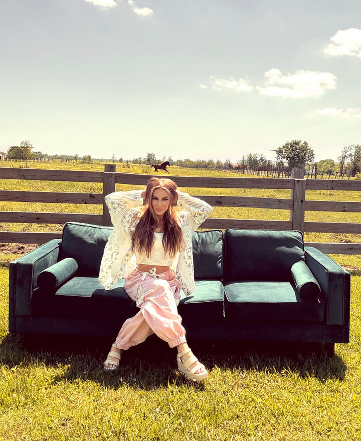 Dusk Pearl Crop-Tops-POL Clothing-Shop with Bloom West Boutique, Women's Fashion Boutique, Located in Houma, Louisiana