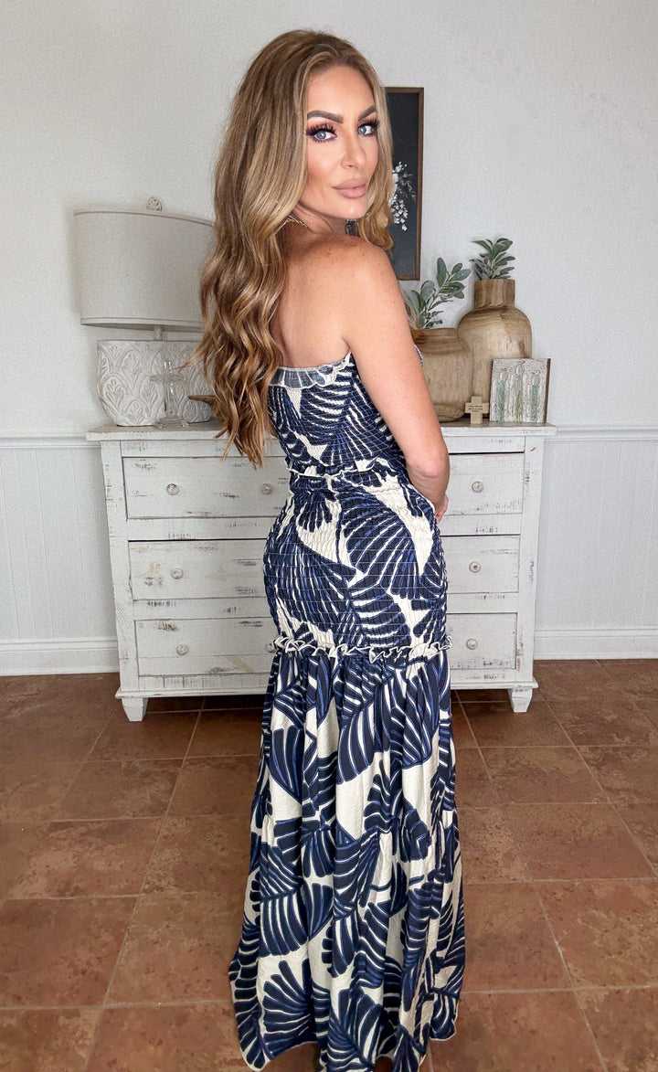 Coastal Maren Maxi-Maxi Dresses-luxxel-Shop with Bloom West Boutique, Women's Fashion Boutique, Located in Houma, Louisiana