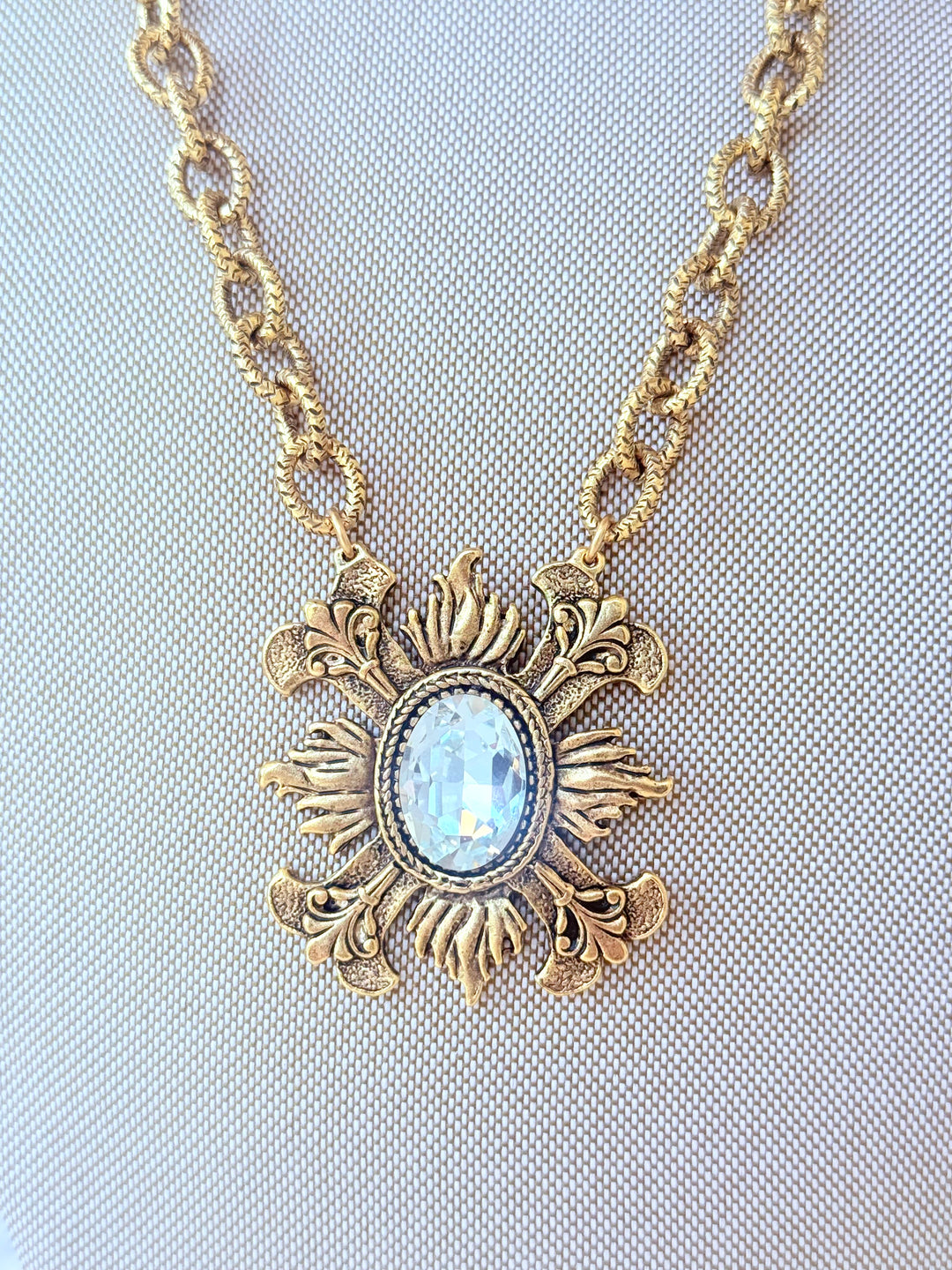 Erin Knight Vintage Insp Swarovski Crystal Brooch-Necklaces-Erin Knight Designs-Shop with Bloom West Boutique, Women's Fashion Boutique, Located in Houma, Louisiana