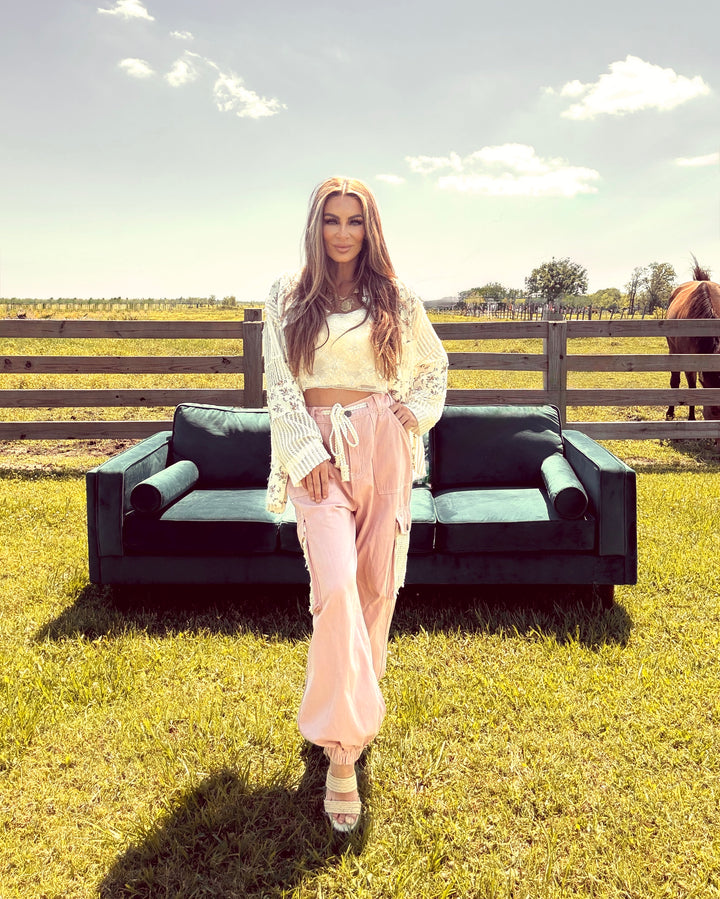 Dusk Pearl Crop-Tops-POL Clothing-Shop with Bloom West Boutique, Women's Fashion Boutique, Located in Houma, Louisiana