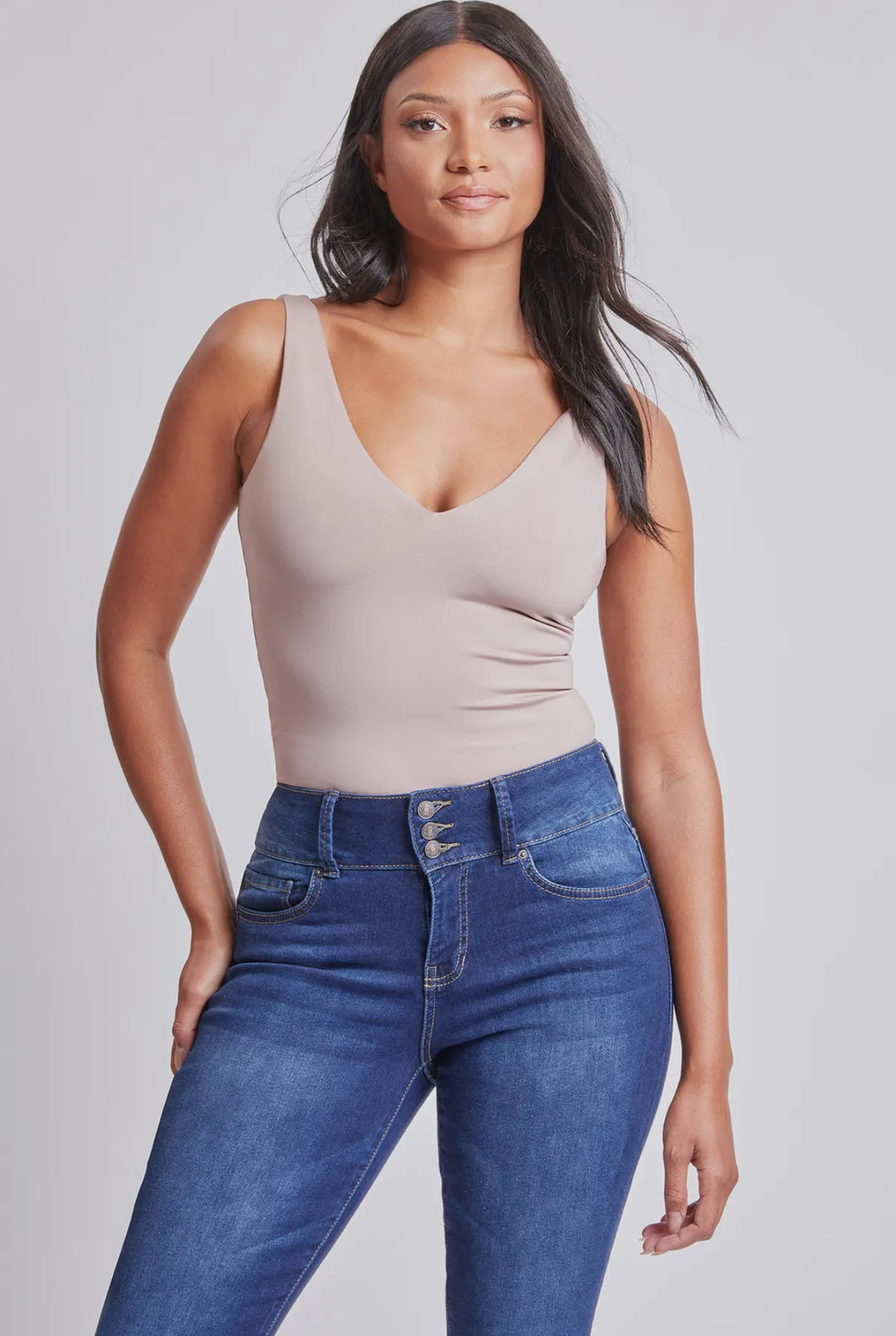 Repreve 3 Button Skinny Jean-Jeans-YMI-Shop with Bloom West Boutique, Women's Fashion Boutique, Located in Houma, Louisiana