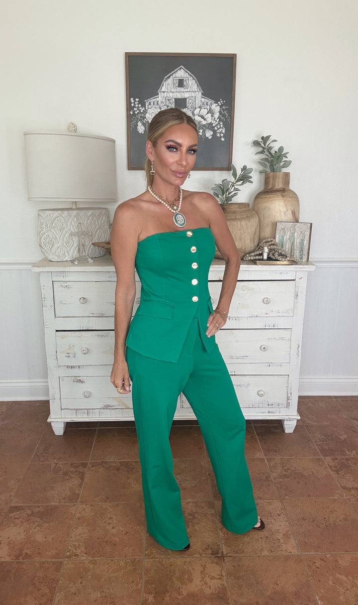 Green With Envy Pants-Pants-skies are blue-Shop with Bloom West Boutique, Women's Fashion Boutique, Located in Houma, Louisiana