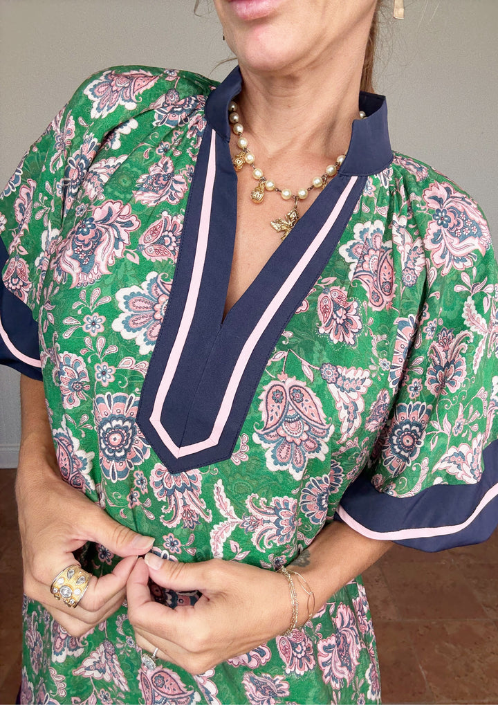 The Paisley Dress-Tops-Entro-Shop with Bloom West Boutique, Women's Fashion Boutique, Located in Houma, Louisiana