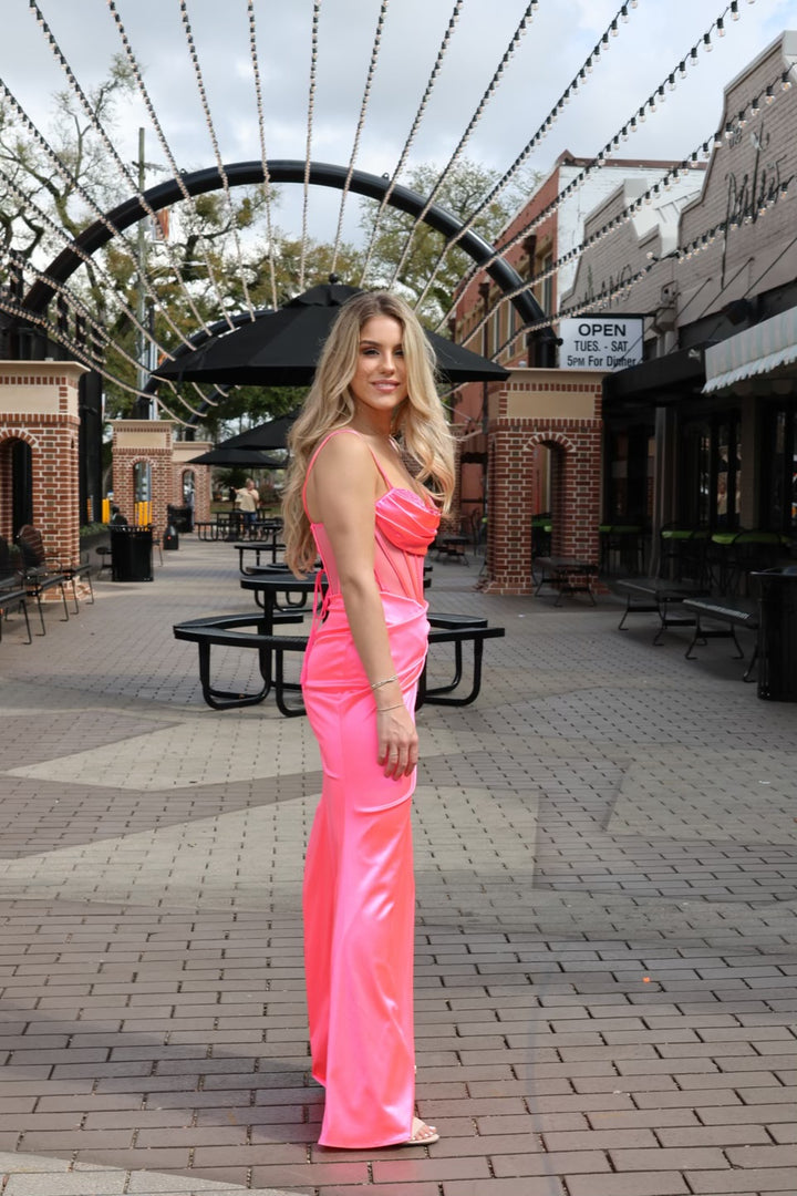 Veronica Fitted Corset Gown-Formal Gowns-17 young dress-Shop with Bloom West Boutique, Women's Fashion Boutique, Located in Houma, Louisiana