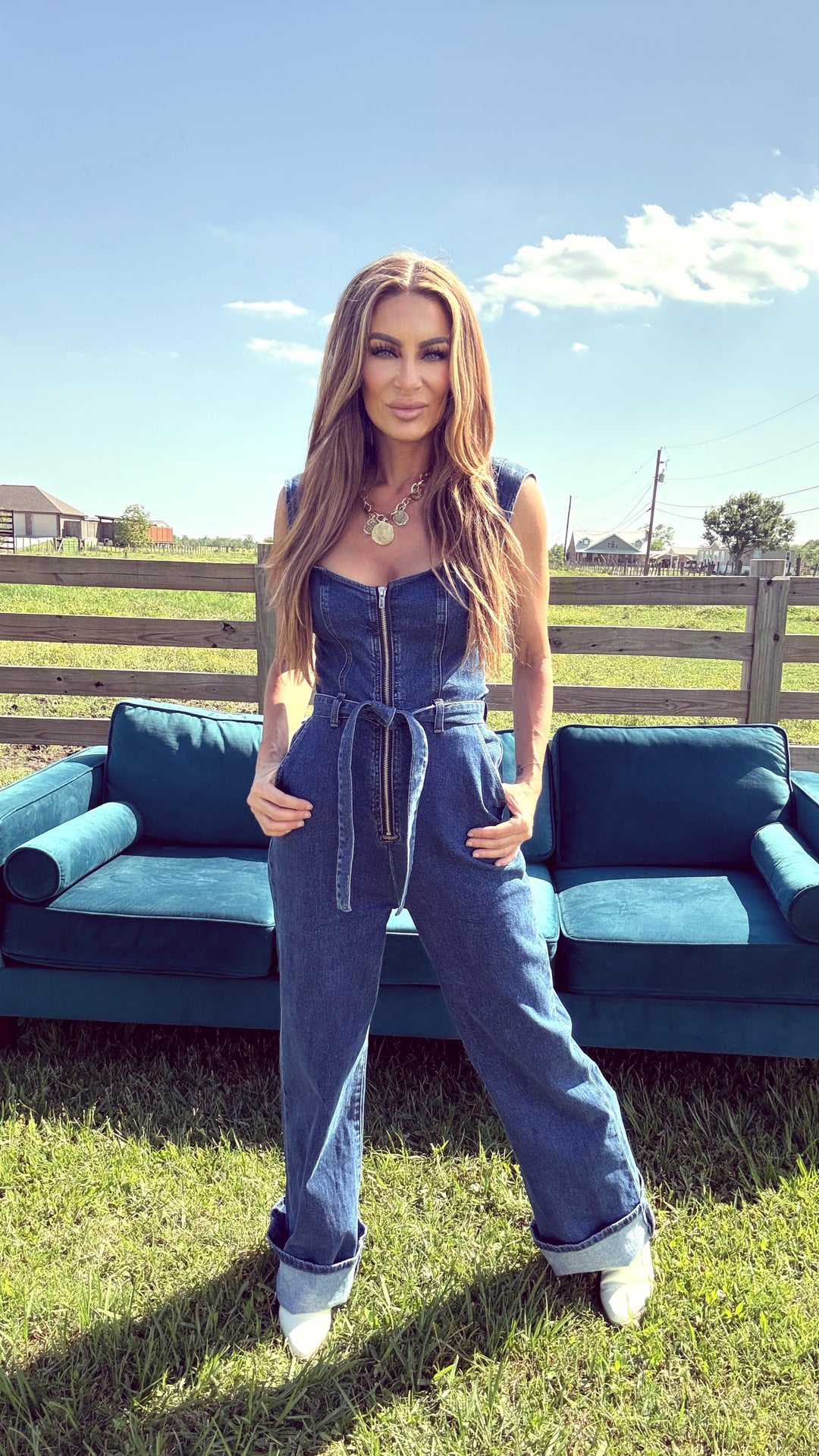 Urban Edge Jumpsuit-Jumpsuits-Curds & Whey-Shop with Bloom West Boutique, Women's Fashion Boutique, Located in Houma, Louisiana