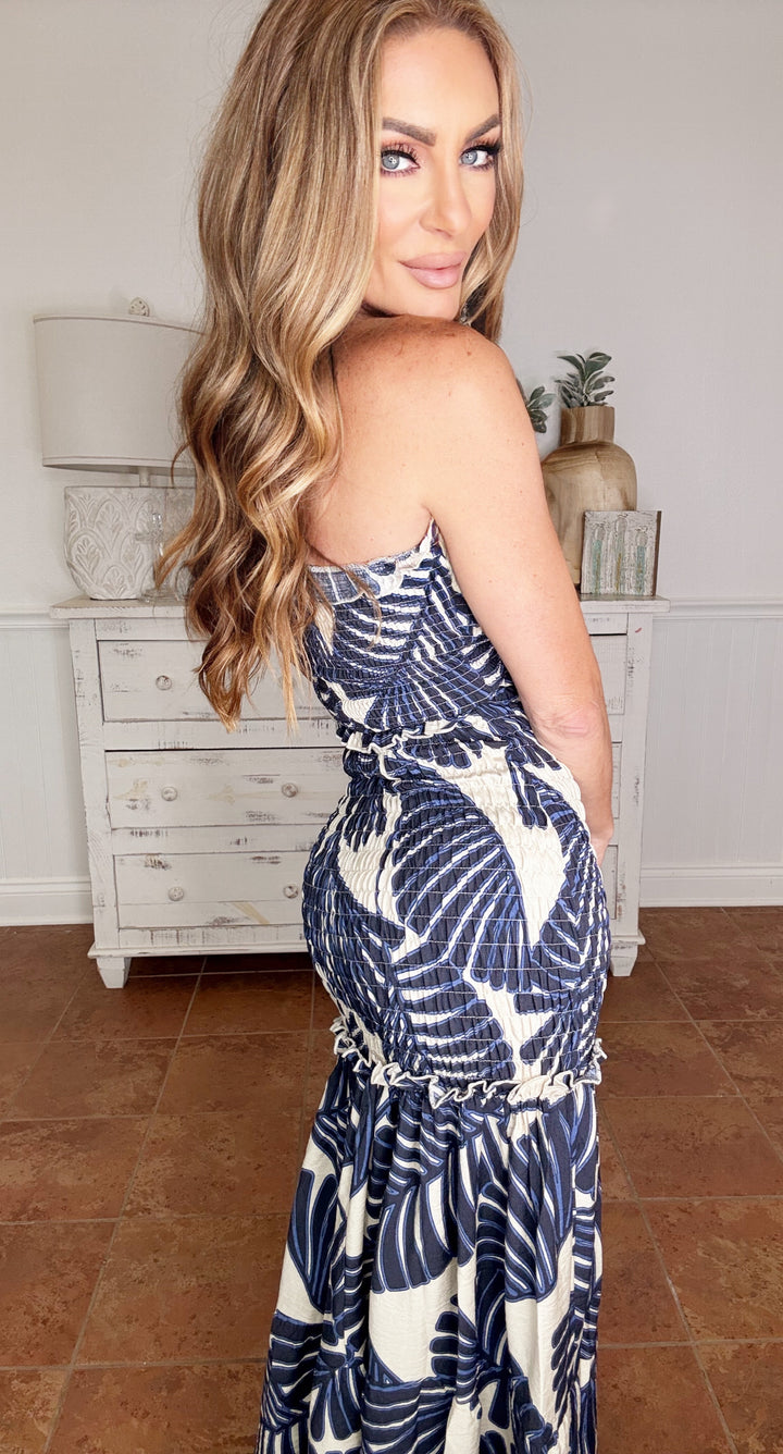 Coastal Maren Maxi-Maxi Dresses-luxxel-Shop with Bloom West Boutique, Women's Fashion Boutique, Located in Houma, Louisiana