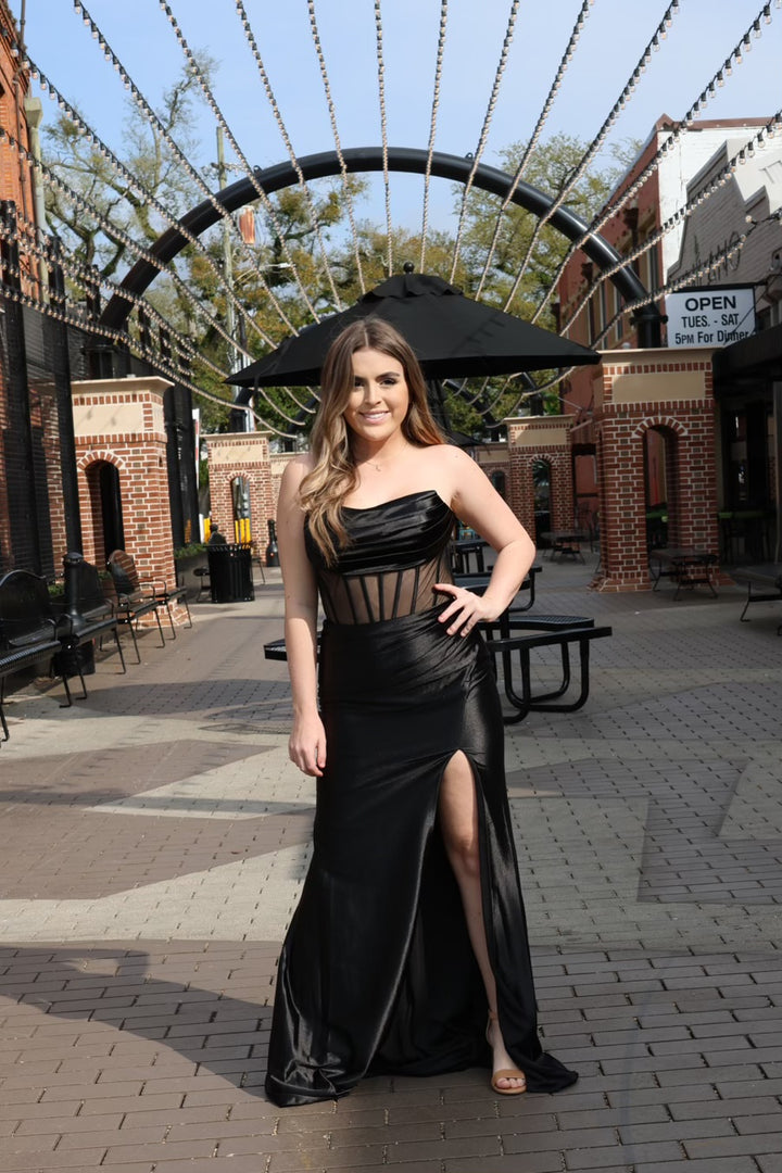 Alma Corset Gown-Formal Gowns-juliet-Shop with Bloom West Boutique, Women's Fashion Boutique, Located in Houma, Louisiana