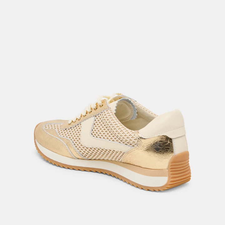 Dolce Vita Gold Woven Mesh Sneakers-SNEAKERS-Dolce Vita-Shop with Bloom West Boutique, Women's Fashion Boutique, Located in Houma, Louisiana
