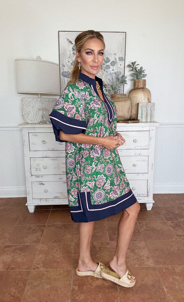 The Paisley Dress-Tops-Entro-Shop with Bloom West Boutique, Women's Fashion Boutique, Located in Houma, Louisiana