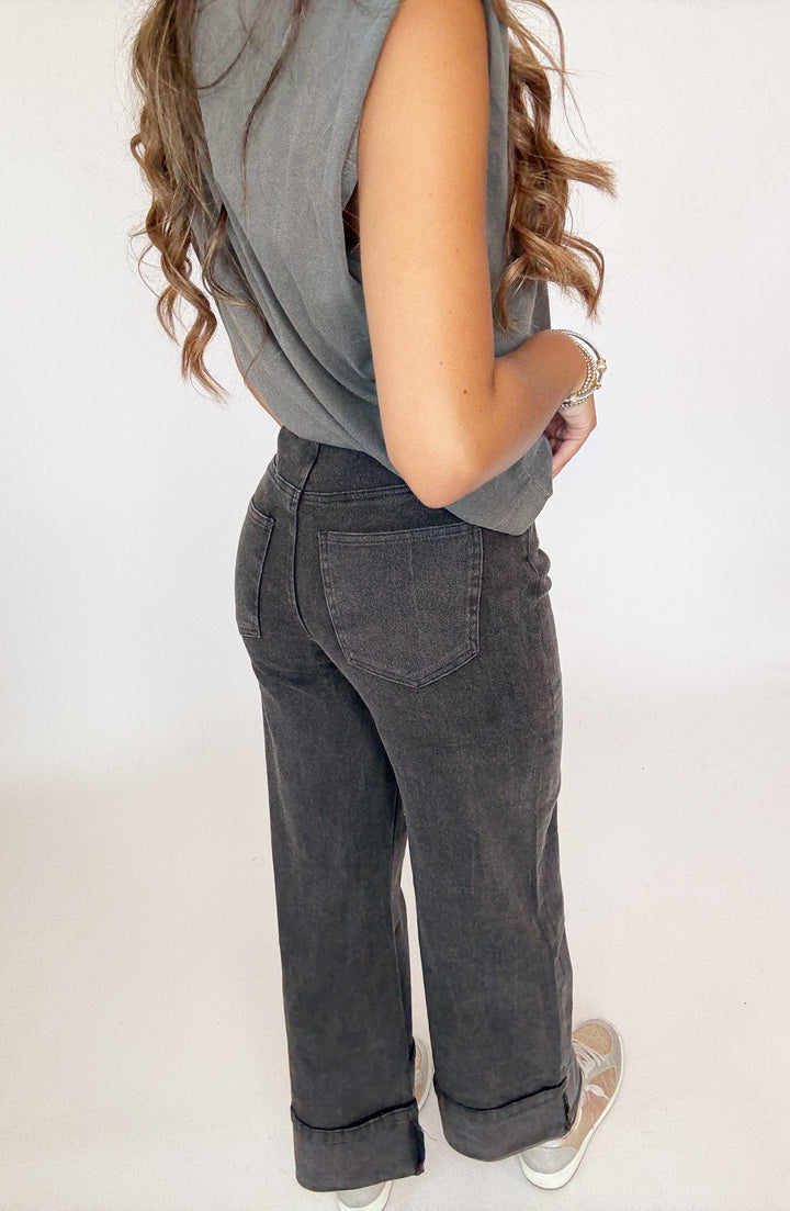 Rowena Black Jeans-Pants-Entro-Shop with Bloom West Boutique, Women's Fashion Boutique, Located in Houma, Louisiana