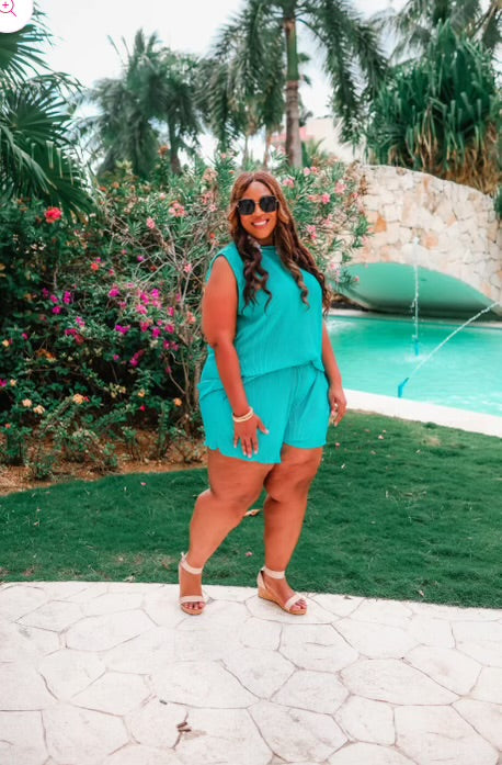 Hard To Resist Pleated Set-Outfits-Jess Lea-Shop with Bloom West Boutique, Women's Fashion Boutique, Located in Houma, Louisiana