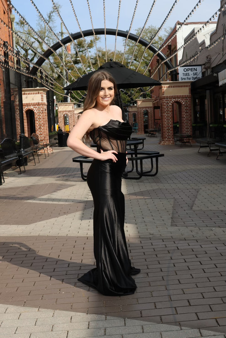 Alma Corset Gown-Formal Gowns-juliet-Shop with Bloom West Boutique, Women's Fashion Boutique, Located in Houma, Louisiana