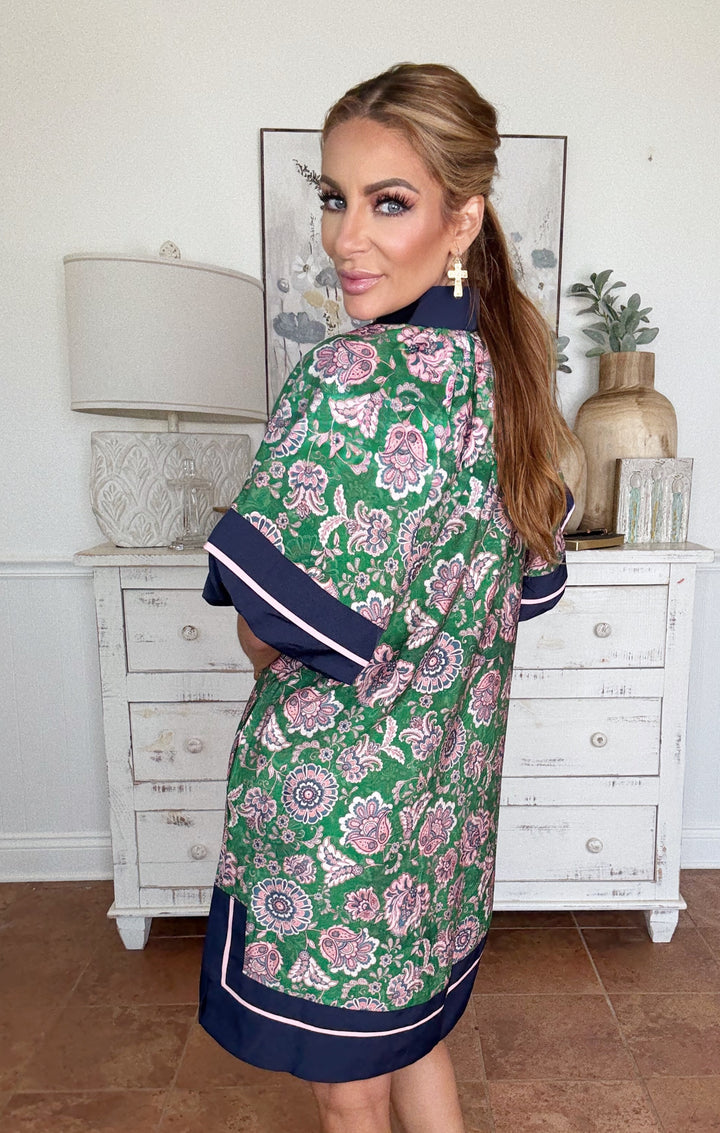 The Paisley Dress-Tops-Entro-Shop with Bloom West Boutique, Women's Fashion Boutique, Located in Houma, Louisiana