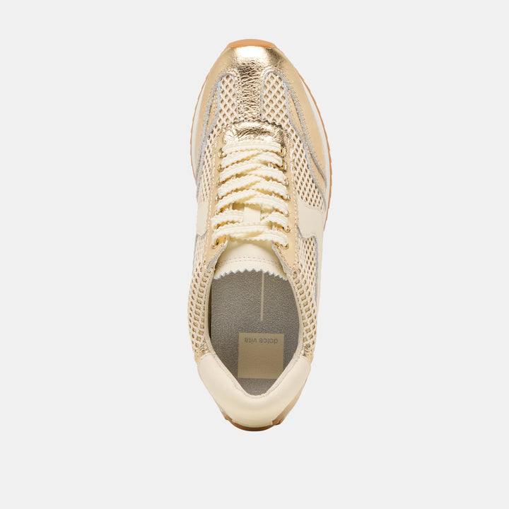 Dolce Vita Gold Woven Mesh Sneakers-SNEAKERS-Dolce Vita-Shop with Bloom West Boutique, Women's Fashion Boutique, Located in Houma, Louisiana