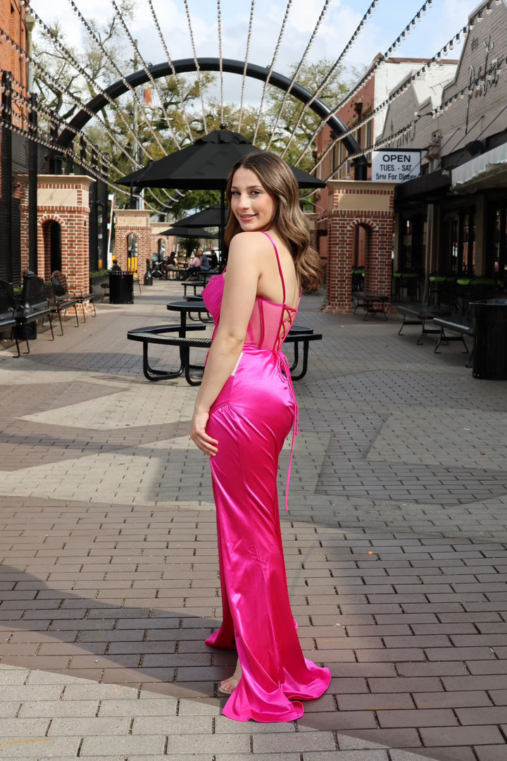 Veronica Fitted Corset Gown-Formal Gowns-17 young dress-Shop with Bloom West Boutique, Women's Fashion Boutique, Located in Houma, Louisiana