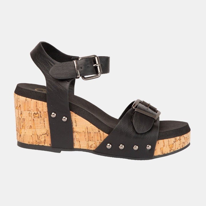 Romy Ankle Strap Wedge Sandal – Adjustable Buckle & Cork Platform in 3 Colors-WEDGES-MODAPASSO-Shop with Bloom West Boutique, Women's Fashion Boutique, Located in Houma, Louisiana