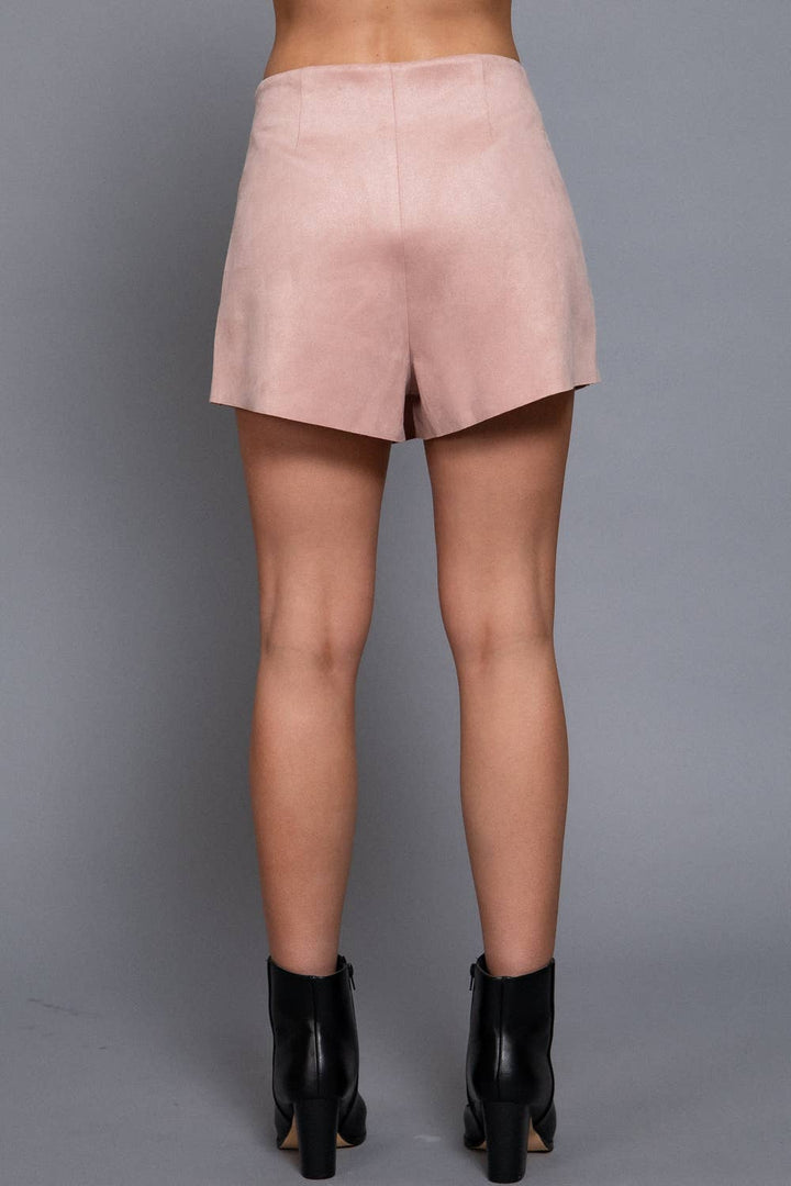Front Wrap Faux Suede Skort-Active Basic | Active USA-Shop with Bloom West Boutique, Women's Fashion Boutique, Located in Houma, Louisiana