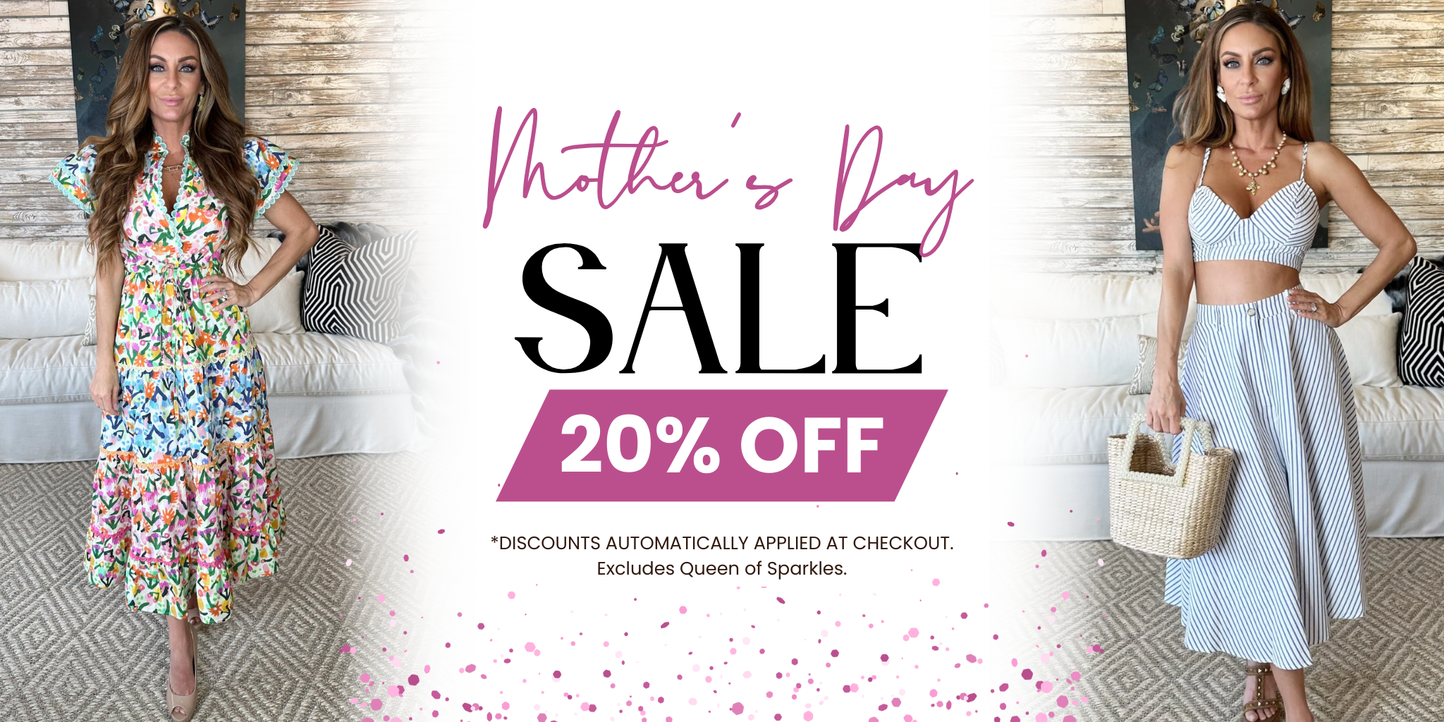 20% OFF MOTHER'S DAY SALE at Bloom West Boutique. Discount applied at checkout. Excludes queen of sparkles items.   | Women's Fashion Boutique in Houma, LA