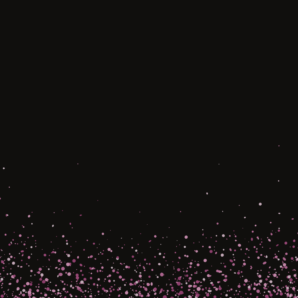 Decorative background. Black with pink splatter.