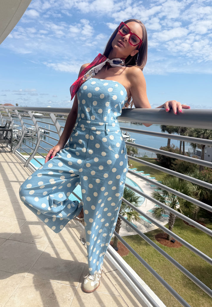 The Marais Dot Jumpsuit-Jumpsuits-LovLov-Shop with Bloom West Boutique, Women&