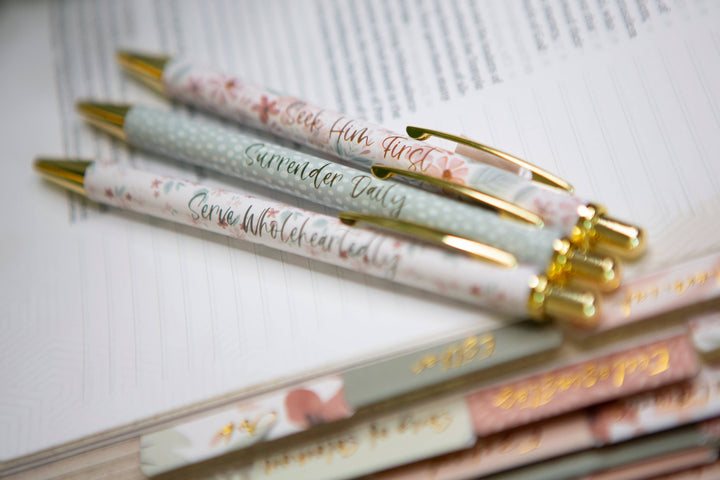 Floral Pens for Bible Study-Accessories-Chosen & Cherished-Shop with Bloom West Boutique, Women's Fashion Boutique, Located in Houma, Louisiana