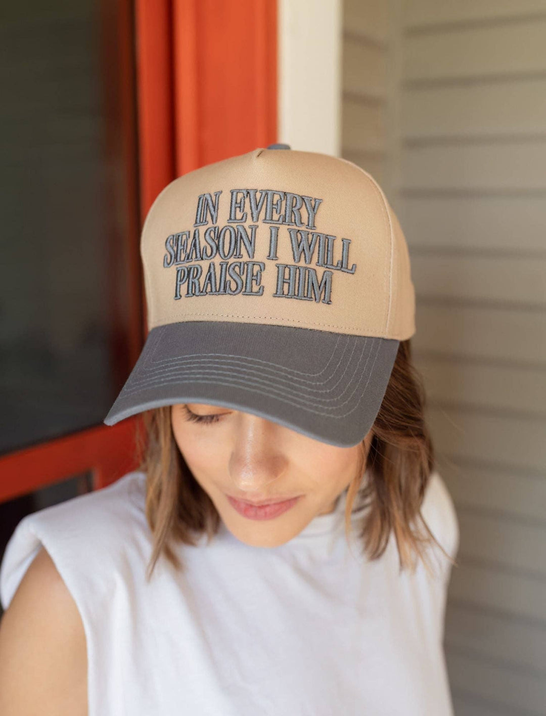 In every season I will praise Him Hat-Hats-Jenessa Wait-Shop with Bloom West Boutique, Women's Fashion Boutique, Located in Houma, Louisiana
