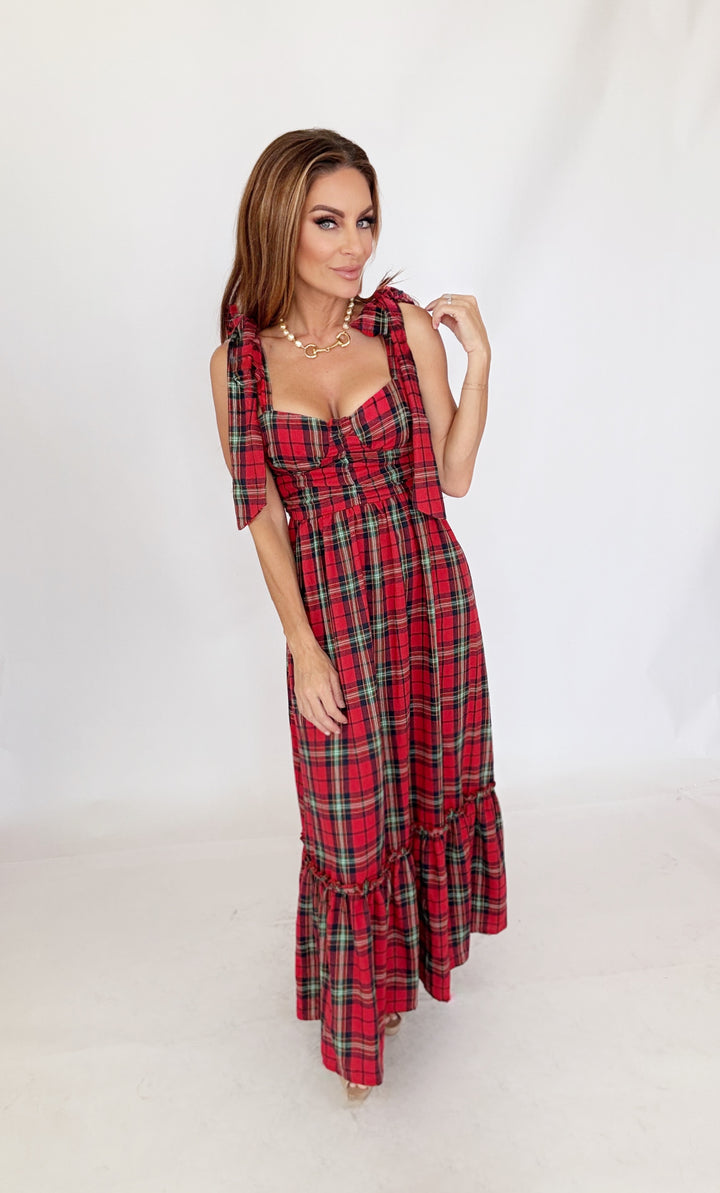 The Clara Christmas Dress-Dresses-So Me-Shop with Bloom West Boutique, Women's Fashion Boutique, Located in Houma, Louisiana