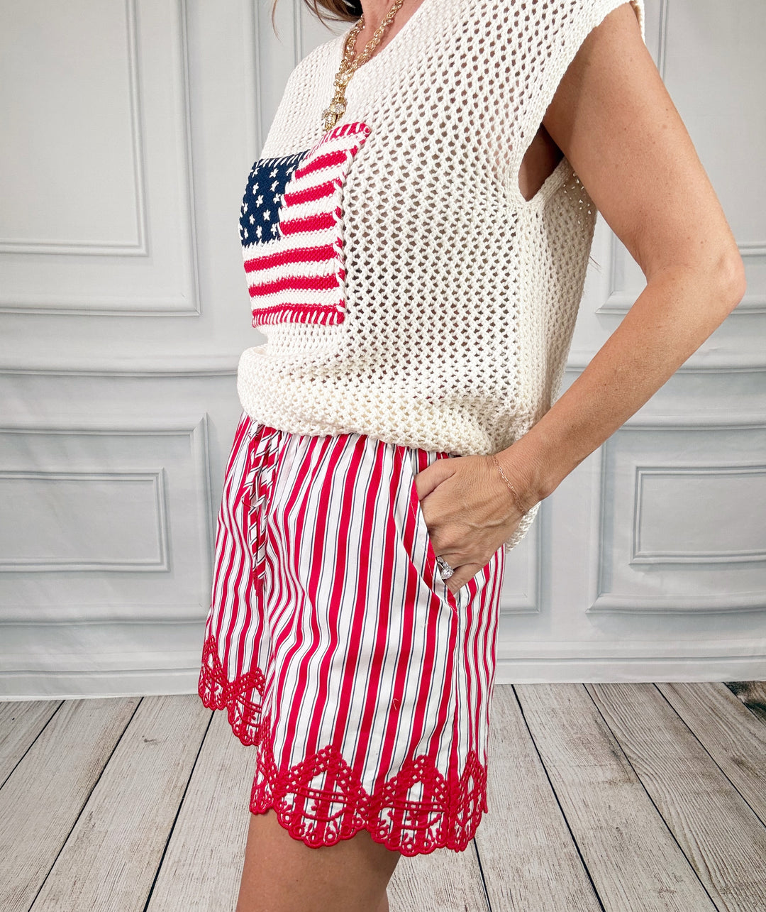 The St. Claire Stripe Short