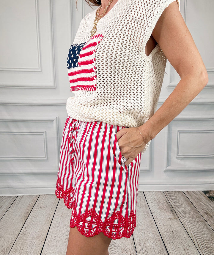 The St. Claire Stripe Short