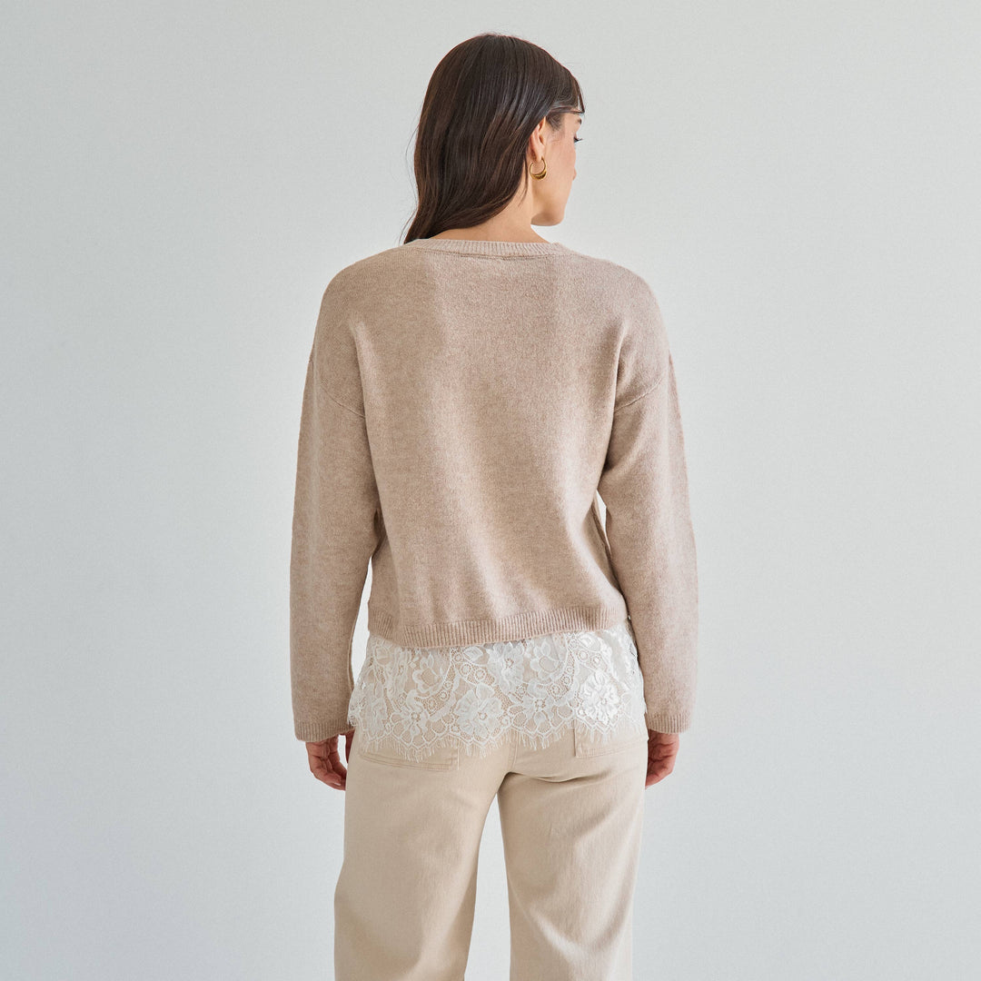 AT3508 Lace sweater-Able-Shop with Bloom West Boutique, Women&