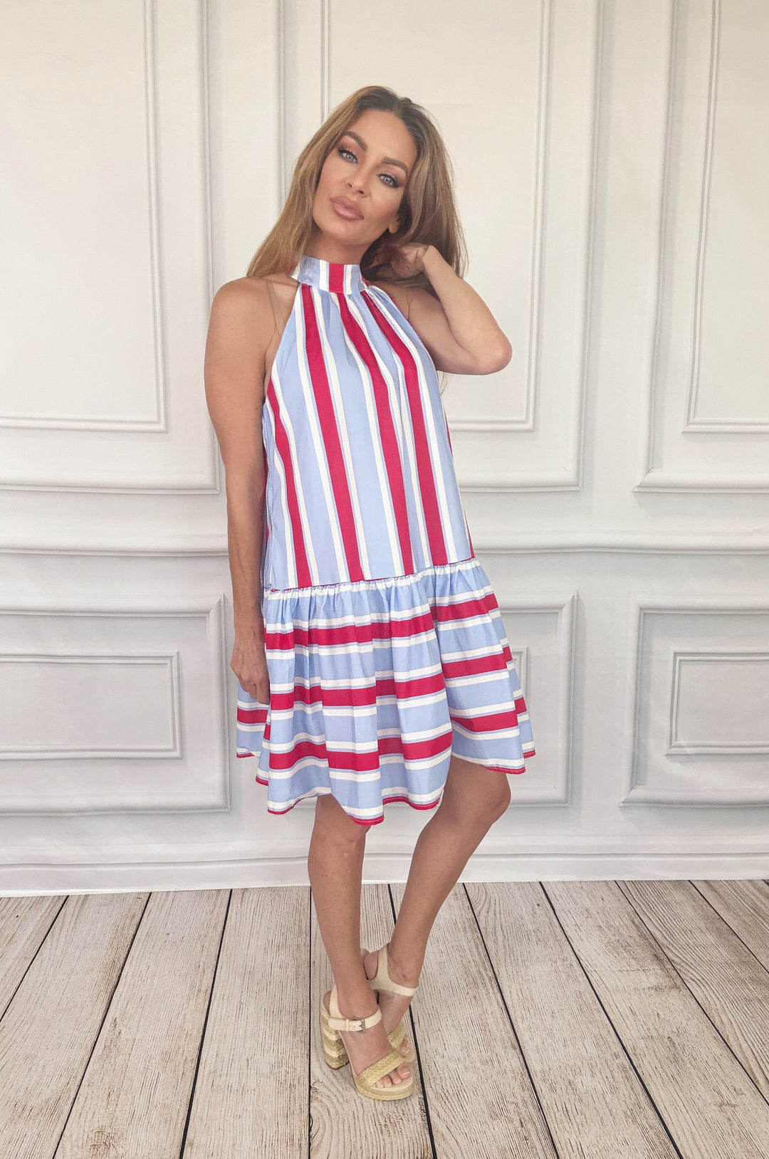 Firecracker Society Swing Dress-Dresses-Entro-Shop with Bloom West Boutique, Women&