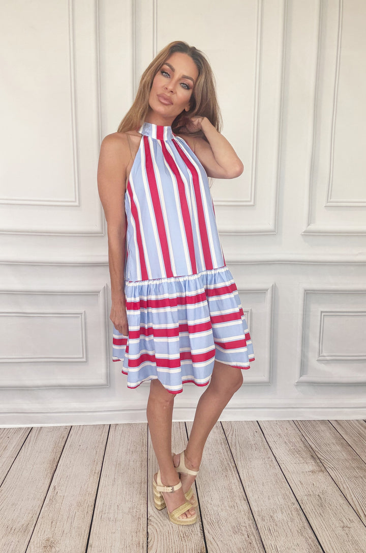 Firecracker Society Swing Dress-Dresses-Entro-Shop with Bloom West Boutique, Women&