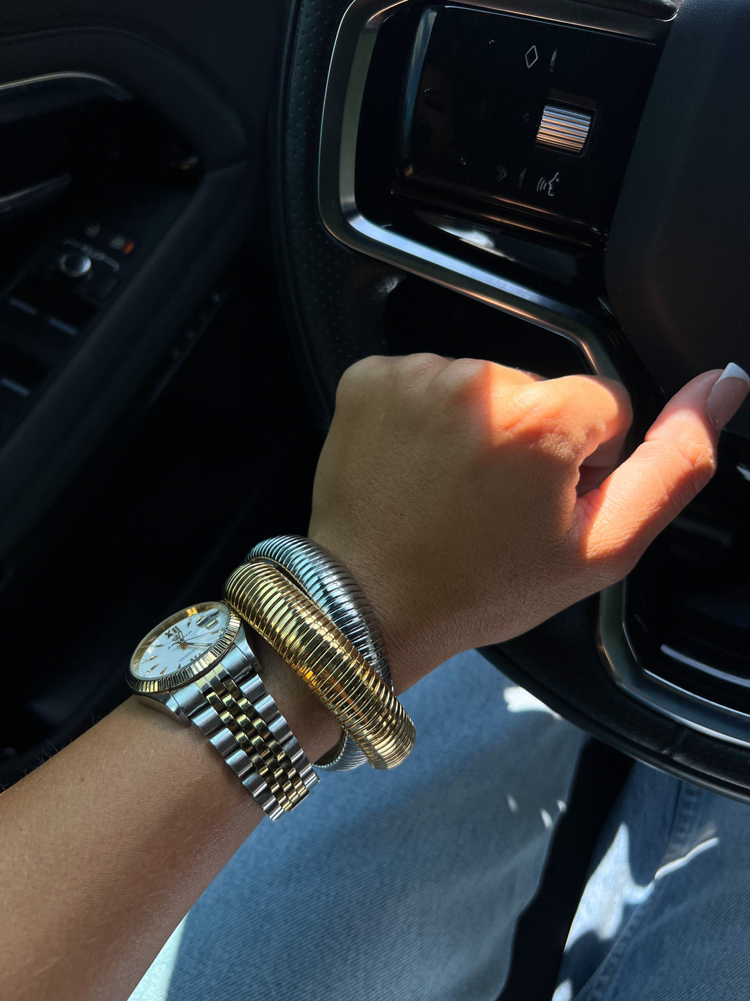 THIN TWIST EMMA BRACELET-Bracelet-Chansuttpearls-Shop with Bloom West Boutique, Women&