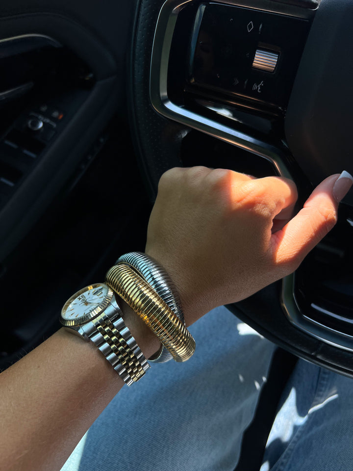 THIN TWIST EMMA BRACELET-Bracelet-Chansuttpearls-Shop with Bloom West Boutique, Women&