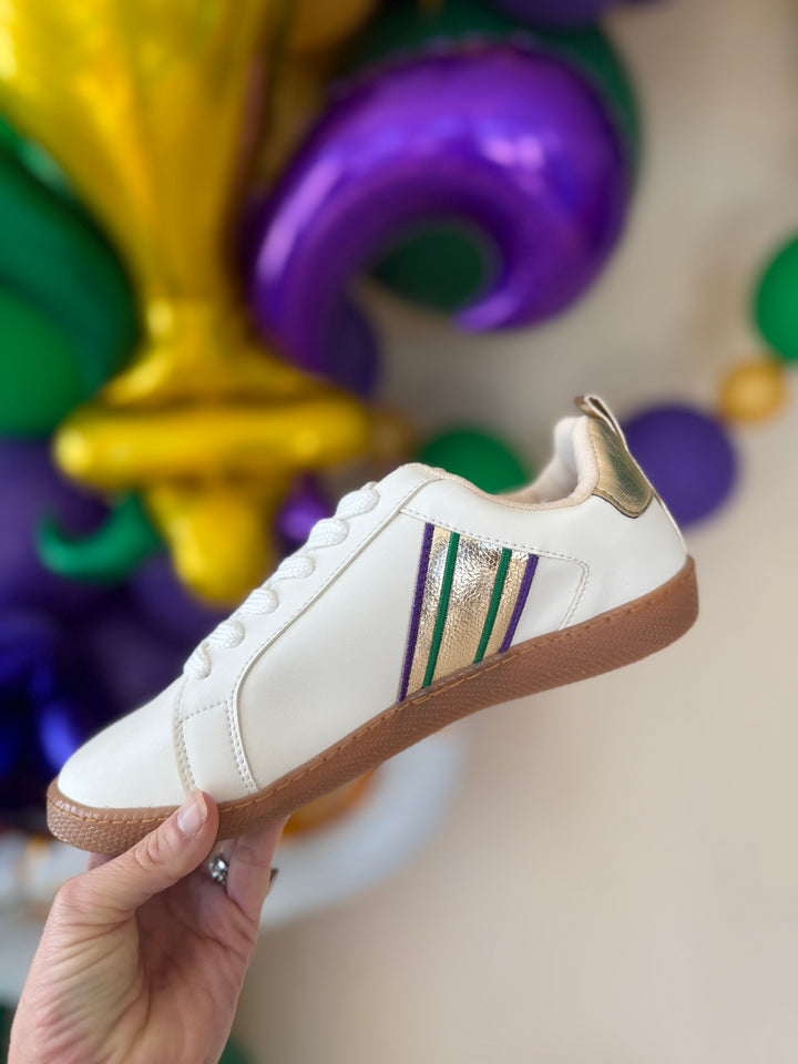 Billie Mardi Gras Sneakers-Sneakers-Makers Shoes-Shop with Bloom West Boutique, Women's Fashion Boutique, Located in Houma, Louisiana