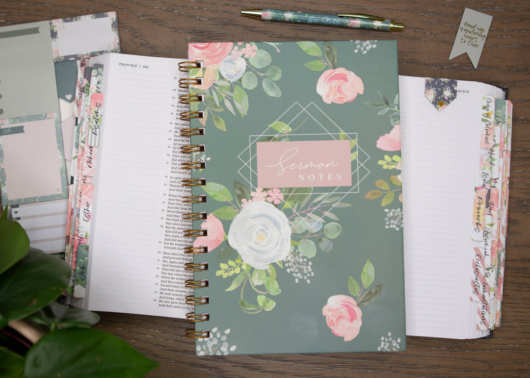 Sermon Notebook | Sermon Notes Journal-Bible Accessories-Chosen & Cherished-Shop with Bloom West Boutique, Women's Fashion Boutique, Located in Houma, Louisiana