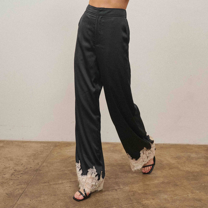 AP3559 Lace satin pants-Able-Shop with Bloom West Boutique, Women&
