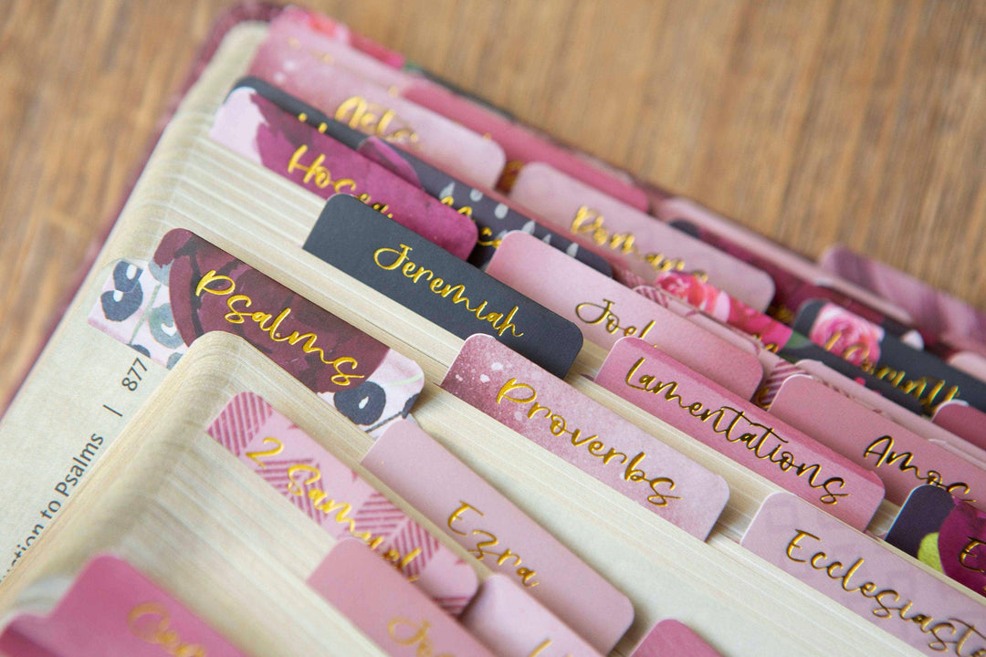 Floral Bible Tabs | Bible Book Tabs-Accessories-Chosen & Cherished-Shop with Bloom West Boutique, Women's Fashion Boutique, Located in Houma, Louisiana